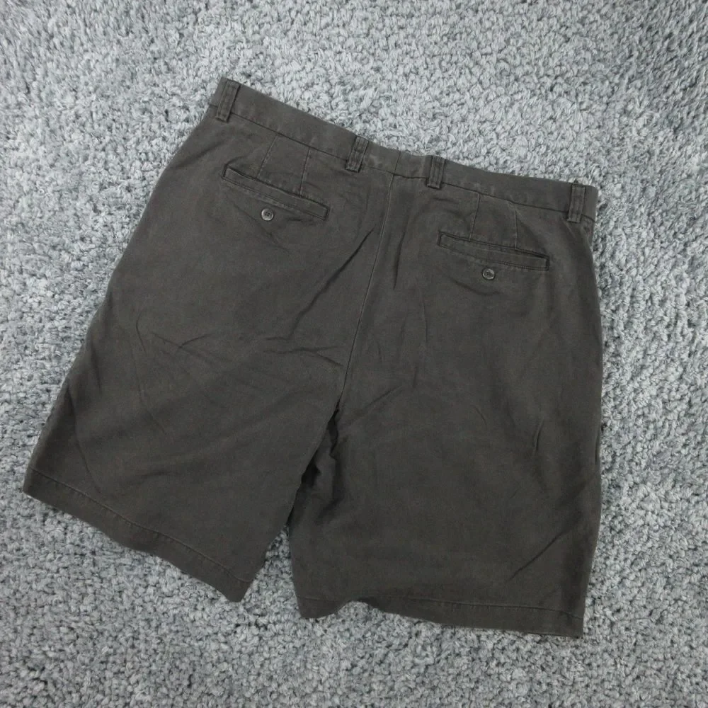 Tori Richard Shorts Mens 40 Black Weathered Pleated Chino 39x10* '